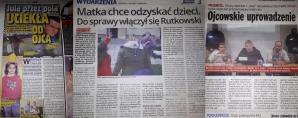 [VIDEO] SuperExpress oraz czołowe gazety na Podkarpaciu nagłośniły dziś szaleństwo uprowadzenia dzieci przez Jacka B. z Ostrowa w Gminie Radymno. 9-letnia Julka uciekła, 7-letni Michaś wciąż jest więziony, 20 listopada kolejna rozprawa