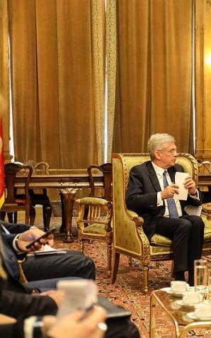 O gospodarce i współpracy parlamentów Marszałek Senatu RP Stanisław Karczewski w Rumunii