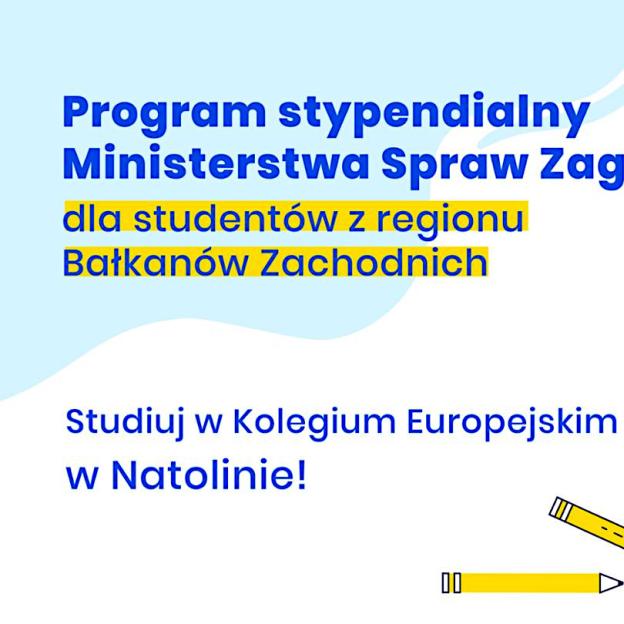 Kolejna edycja stypendiów MSZ dla studentów z Bałkanów Zachodnich