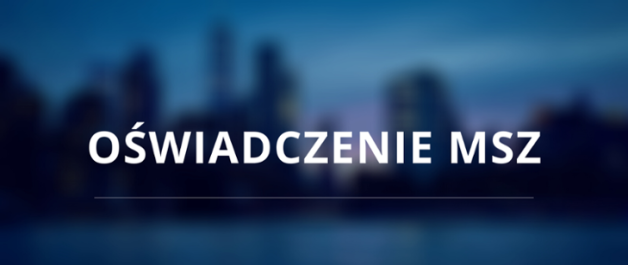 Oświadczenie MSZ ws. uznania pracownika ambasady Republiki Białorusi w Warszawie za persona non grata